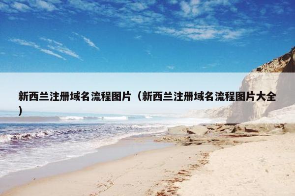 新西兰注册域名流程图片（新西兰注册域名流程图片大全）