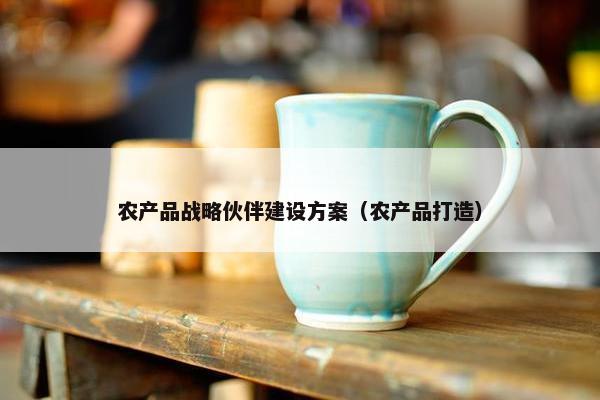 农产品战略伙伴建设方案（农产品打造）