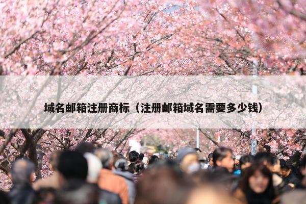 域名邮箱注册商标（注册邮箱域名需要多少钱）
