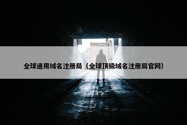 全球通用域名注册局（全球顶级域名注册局官网）