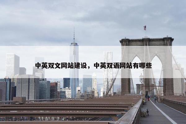 中英双文网站建设，中英双语网站有哪些