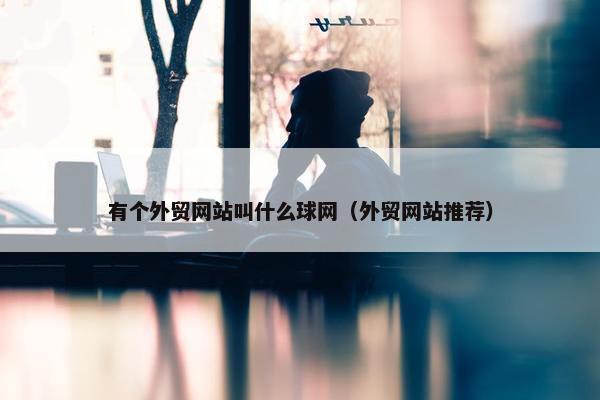 有个外贸网站叫什么球网（外贸网站推荐）