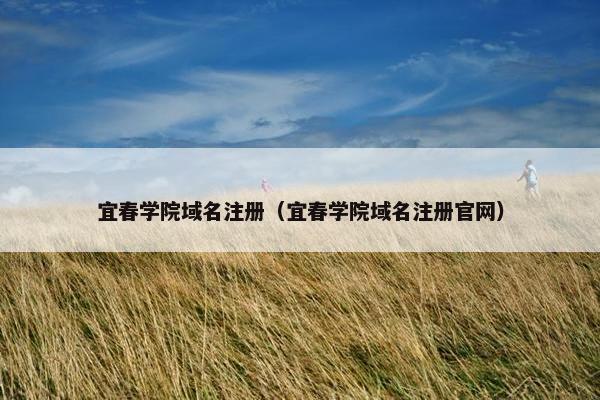 宜春学院域名注册（宜春学院域名注册官网）