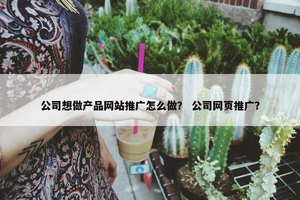 公司想做产品网站推广怎么做？ 公司网页推广？