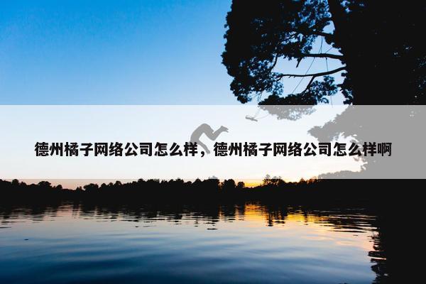 德州橘子网络公司怎么样，德州橘子网络公司怎么样啊