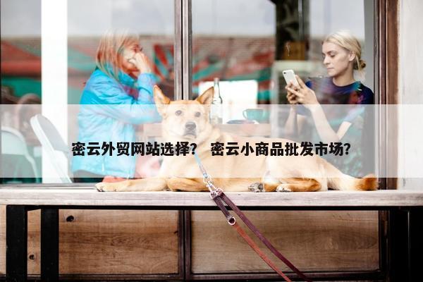 密云外贸网站选择？ 密云小商品批发市场？