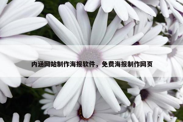 内涵网站制作海报软件，免费海报制作网页