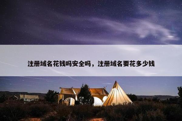 注册域名花钱吗安全吗，注册域名要花多少钱