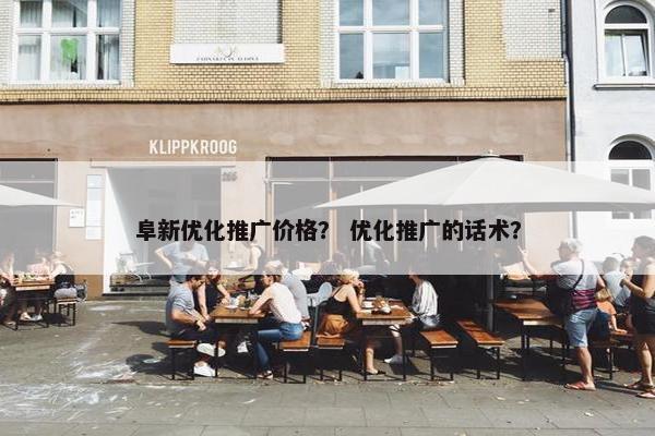 阜新优化推广价格？ 优化推广的话术？