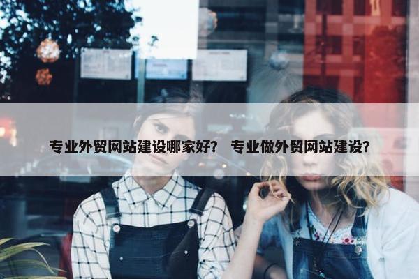专业外贸网站建设哪家好？ 专业做外贸网站建设？
