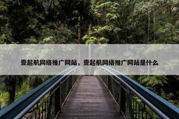 壹起航网络推广网站，壹起航网络推广网站是什么