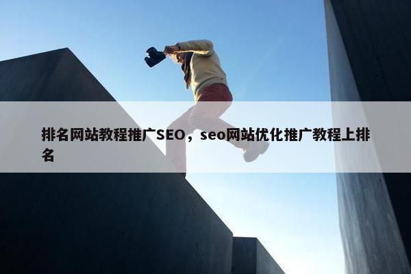 排名网站教程推广SEO，seo网站优化推广教程上排名