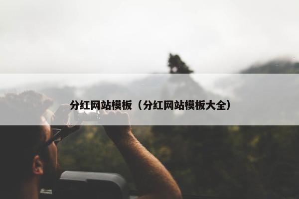 分红网站模板（分红网站模板大全）