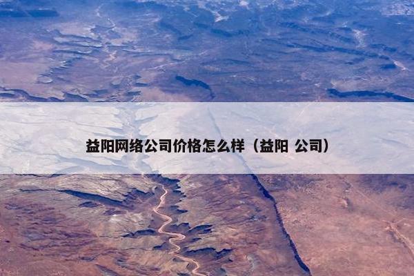 益阳网络公司价格怎么样（益阳 公司）