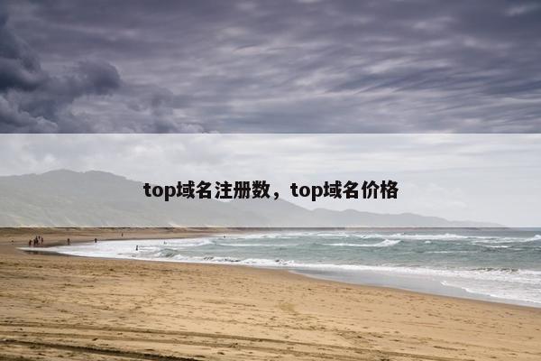 top域名注册数，top域名价格