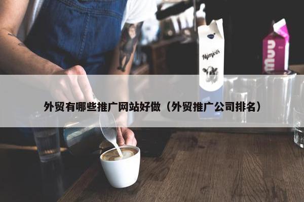 外贸有哪些推广网站好做（外贸推广公司排名）