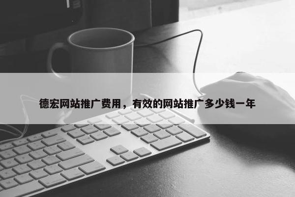 德宏网站推广费用，有效的网站推广多少钱一年