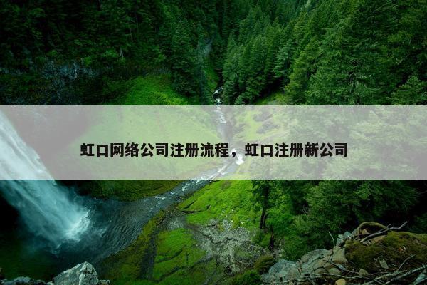 虹口网络公司注册流程，虹口注册新公司
